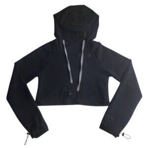 Gymshark X Whitney Simmons Black Cropped Hoodie Size XS